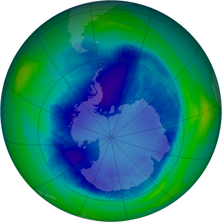 Ozone Map 2003-08-26